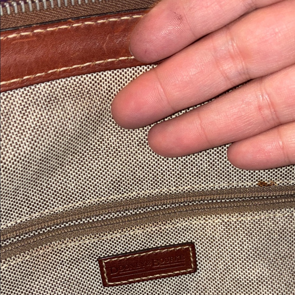 Dooney & Bourke Brown and Tan Shoulder Bag